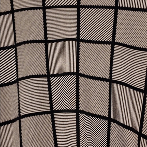 Ann Taylor Square Print Dress Size L, Elegant Career Office Lagoonlook Chic - Picture 8 of 9